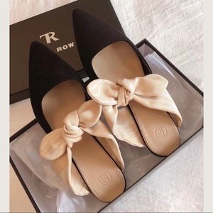 The row coco suede mules